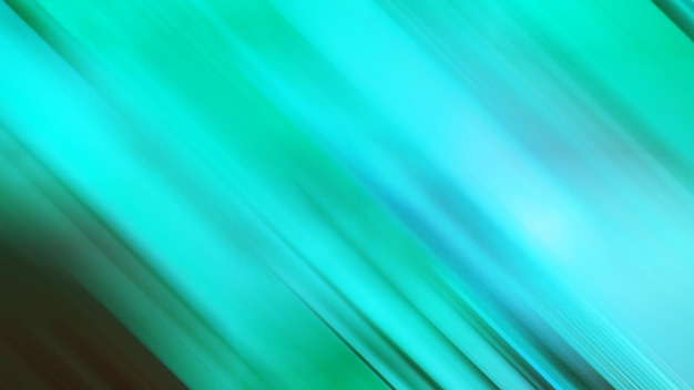 A green and blue abstract in a glass of water