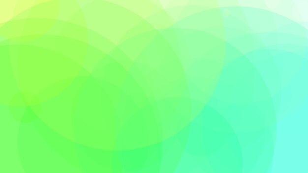 Green and blue background with a swirl of circles