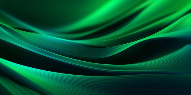 Green and blue background with a swirly wave Wallpaper