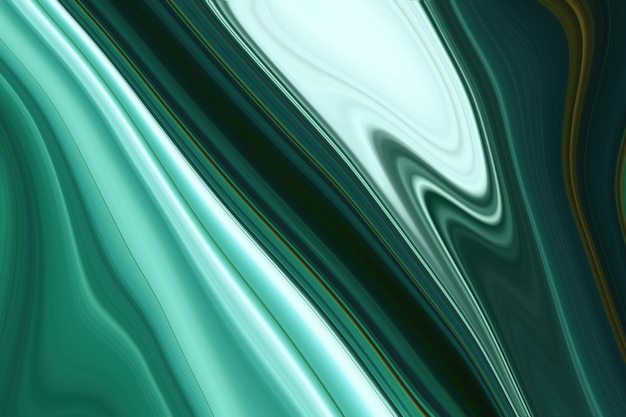 Green and blue background with a wavy pattern.