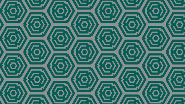 a green and blue wallpaper with a geometric pattern in green and blue.