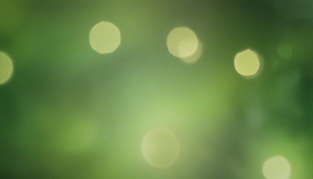 Photo green blurred bokeh background illustration