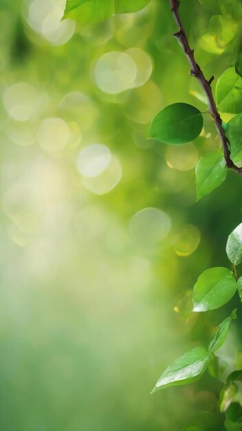 Green bokeh background