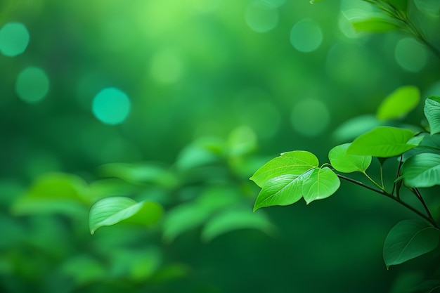 Green Bokeh Bliss Het droomland van de natuur