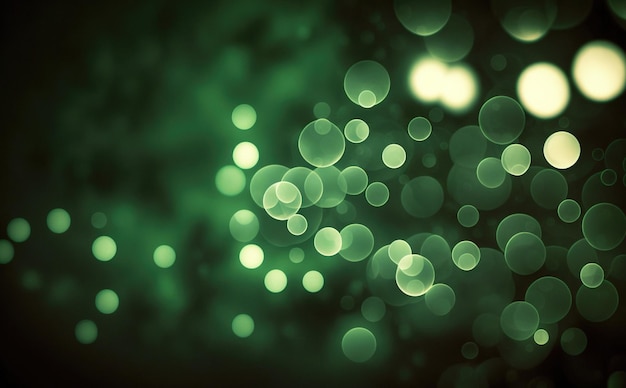 Green Bokeh