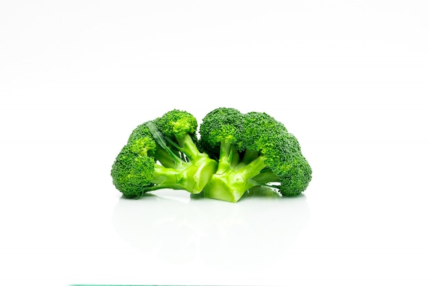 Photo green broccoli (brassica oleracea)