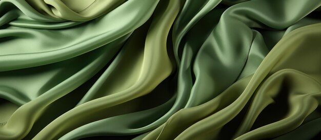 Photo green brown silk satin gradient