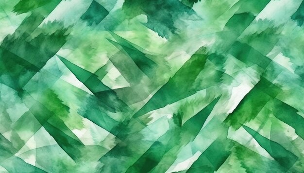 Green brush stroke patterns Generative AI