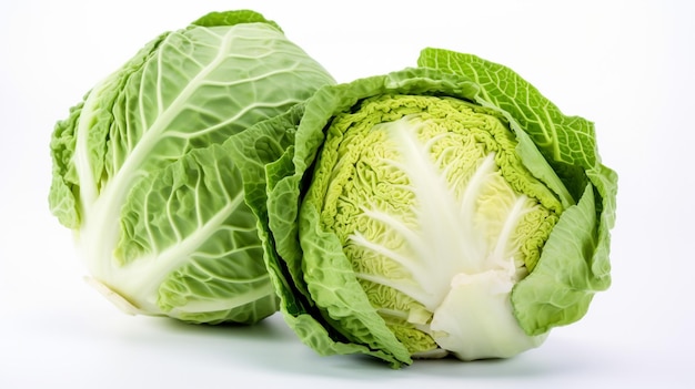 A green cabbage with the word cabbage on it