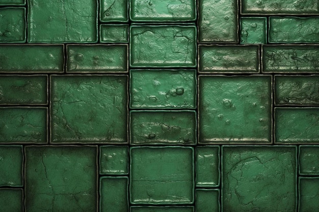 Foto sfondo di piastrelle di ceramica verde