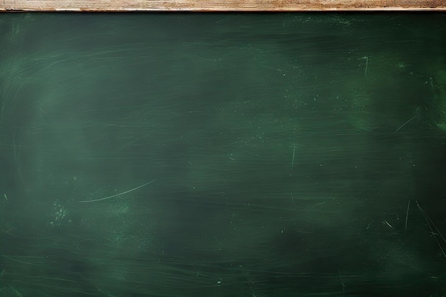 Green chalkboard background with erased chalk