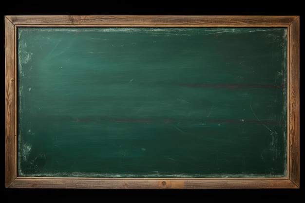 Photo green chalkboard