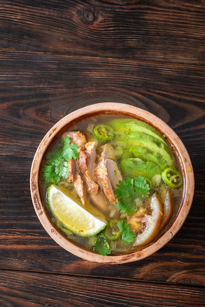 Green chili with chicken