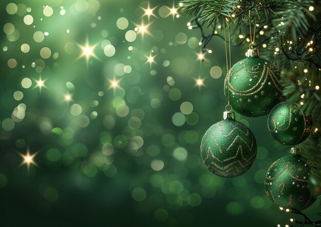 Green Christmas Background