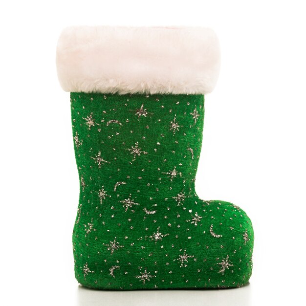 Green Christmas stocking