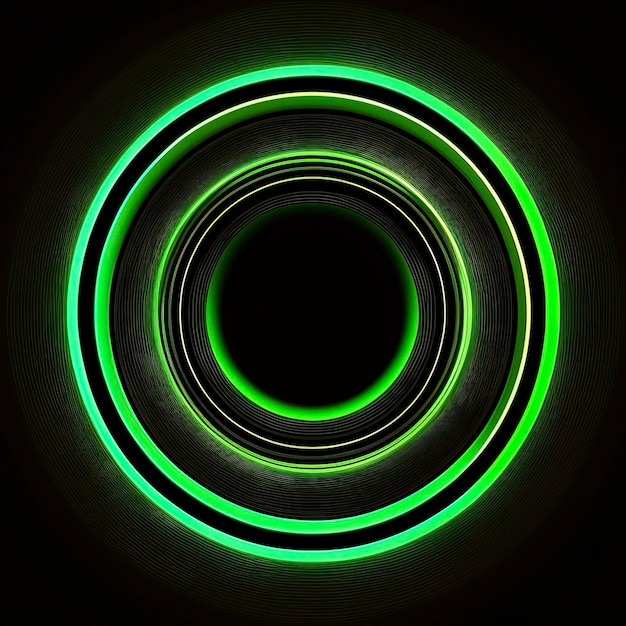 Green circle light