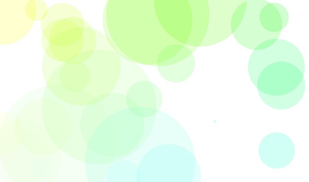 Green circles on a white background.