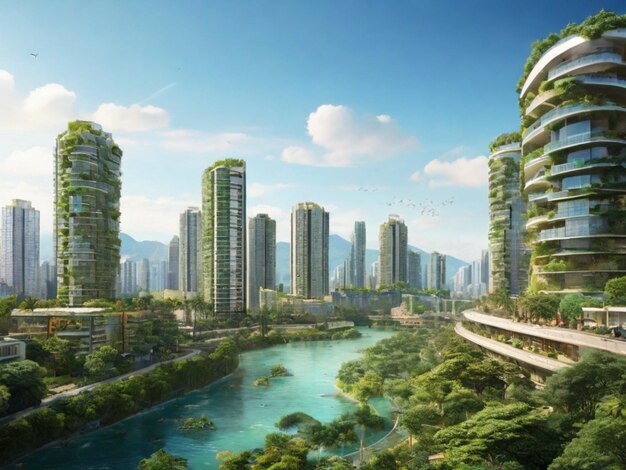 green city backgrounnd