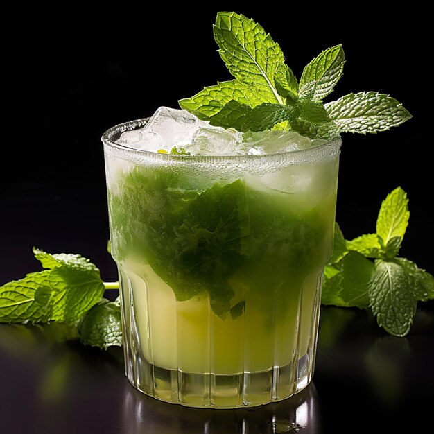 Фото Зелёный классический коктейль