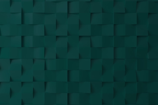 Green color 3d wall for background