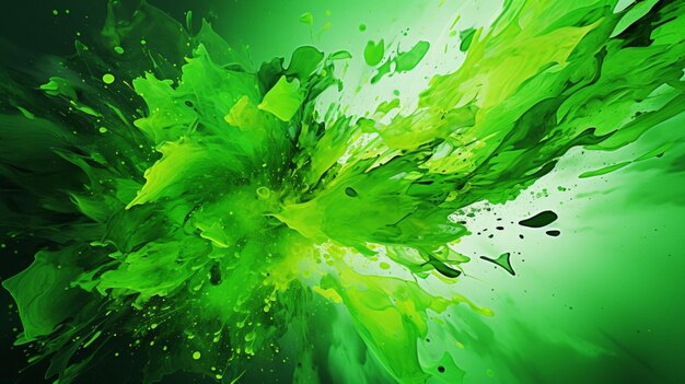 Photo green color abstract background