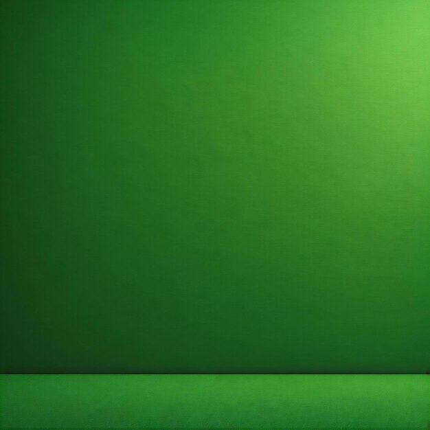 Green color backgroud empty backdrop illustration with copy space abstract background