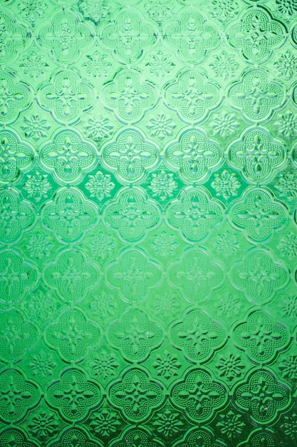 Photo green colorful glass