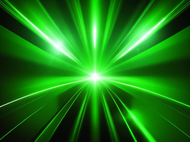 Green colorful lens flare