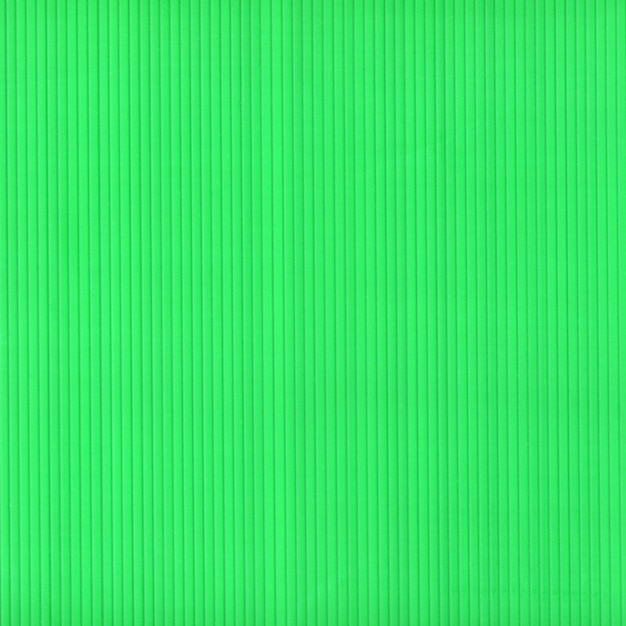 Green corrugated polypropylene plastic texture background