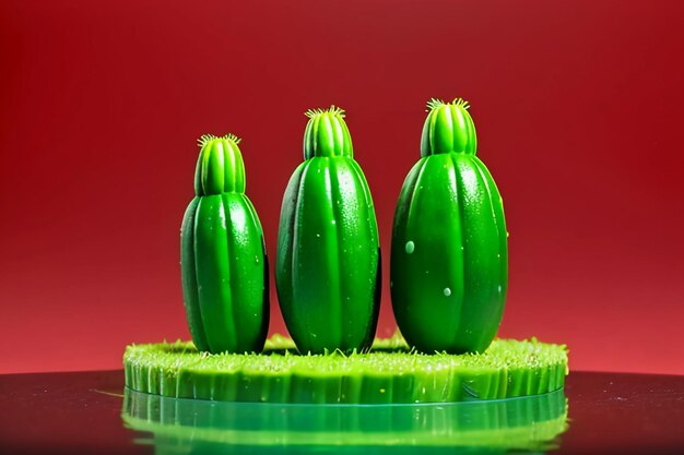 Photo green cucumber vegetable nutritious delicious fresh food wallpaper background illustration