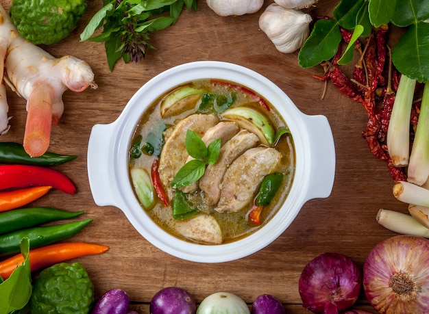 Green Curry Chicken Thai Cuisine