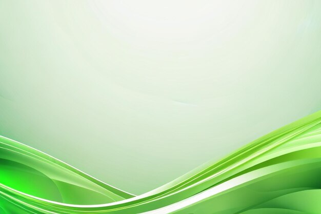 Green curve abstract background illustration