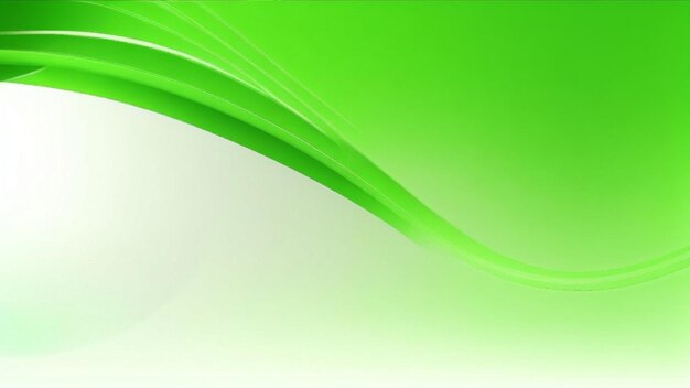 green curve abstract background