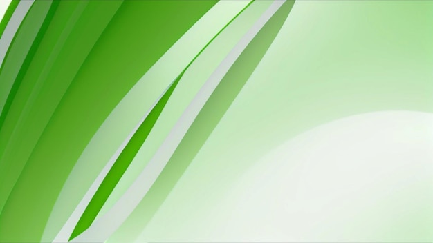 Photo green curve abstract background