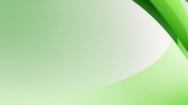 Photo green curve abstract background