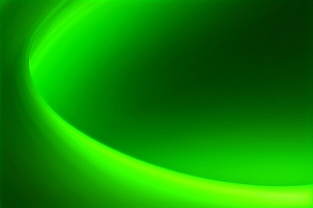 Green curve abstract background