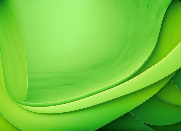 green curve abstract background