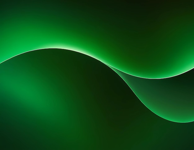 Photo green curve patterned background