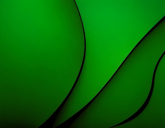 Green curve patterned background