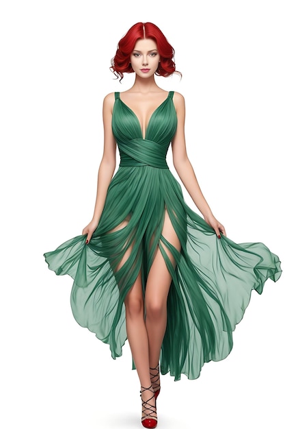 Green Dress Collection Vintage Elegant and Classic Dresses for Women