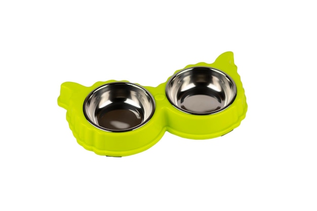 green duo  bowl feeder for dogs