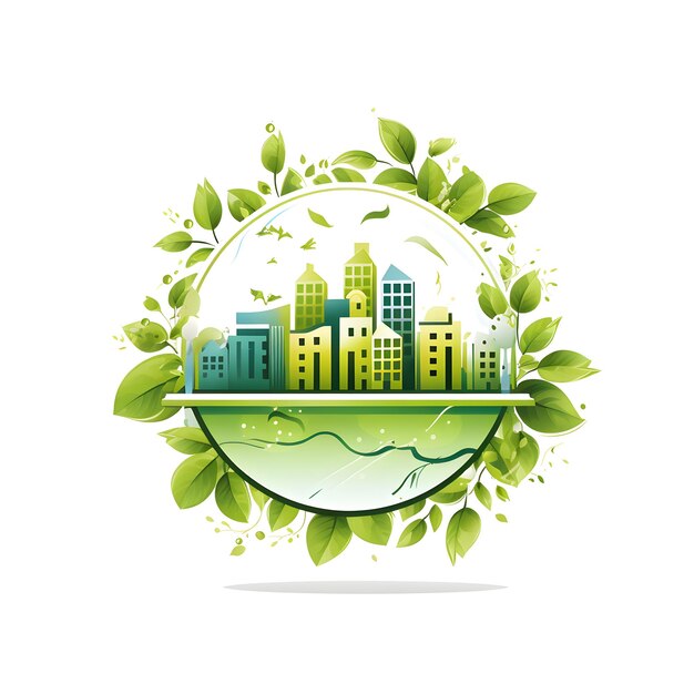 Photo green eco life icon