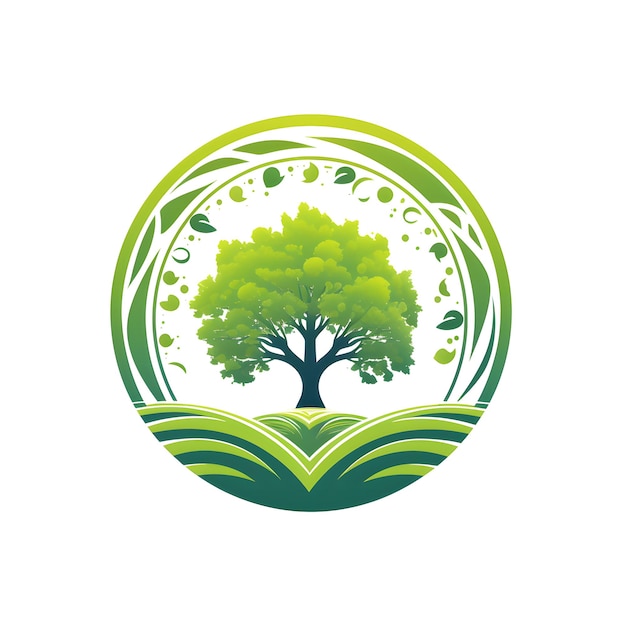 Photo green eco life icon