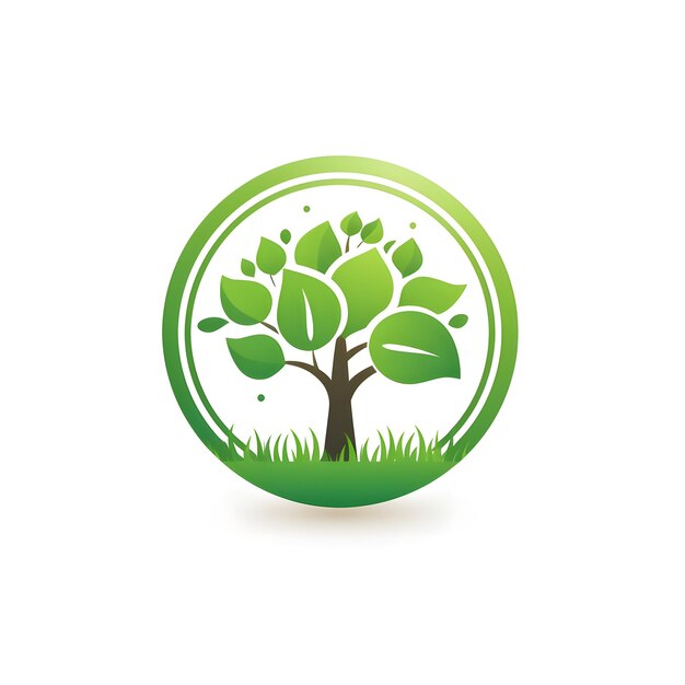 Photo green eco life icon