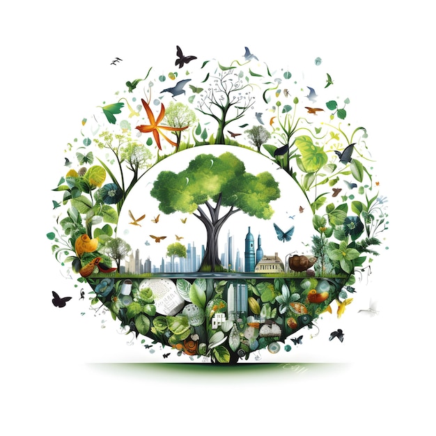 green eco life icon