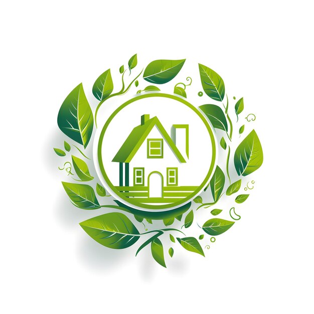 Photo green ecolife icon