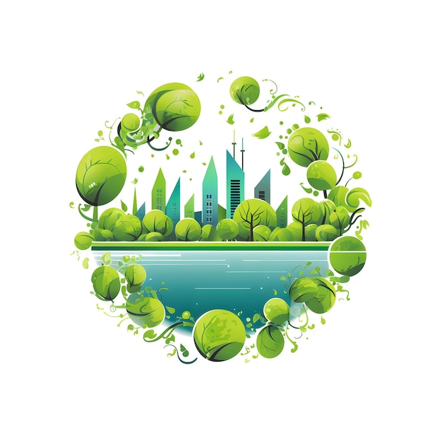 Photo green ecolife icon