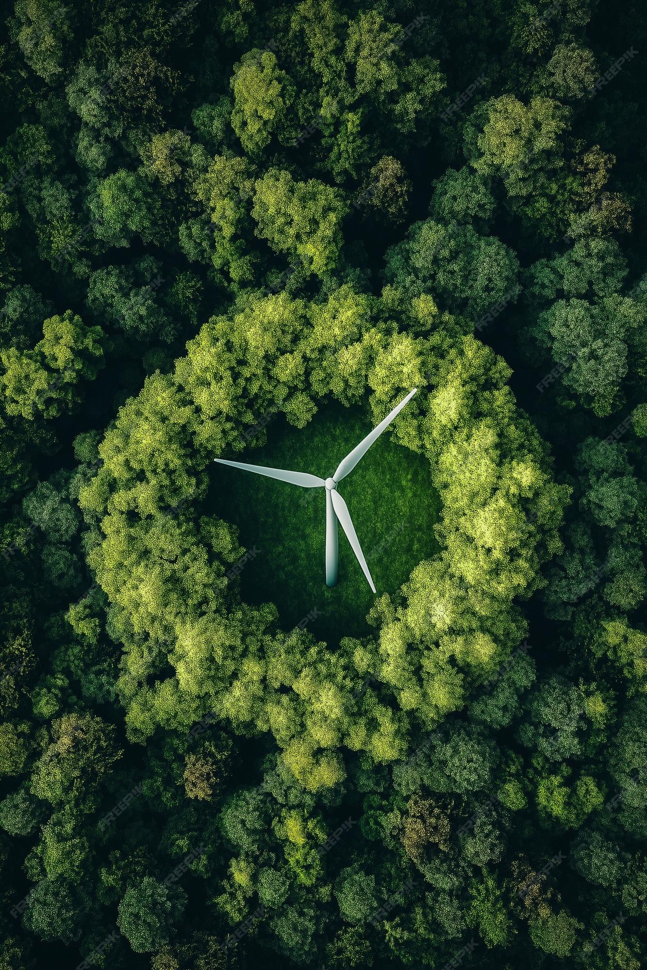Green energy Concept of renewable clean energy and saving electricity