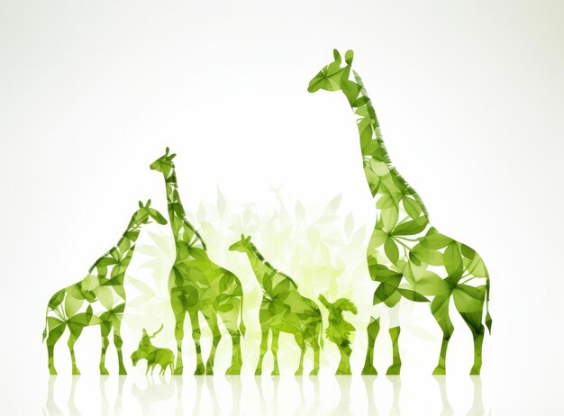 Green Environment Day Background Illustration AI GenerativexA