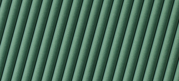 Photo green fabric geometric background. 3d rendering illustration.